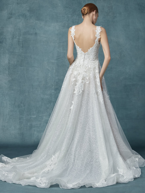 Carmella – Maggie Sottero menyasszonyi ruha (hátulról)