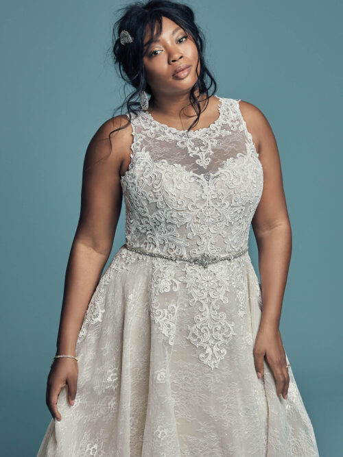 Annabella – Golden Rose Plus Size menyasszonyi ruha