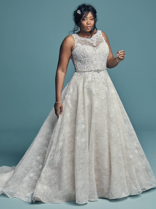 Annabella – Golden Rose Plus Size menyasszonyi ruha