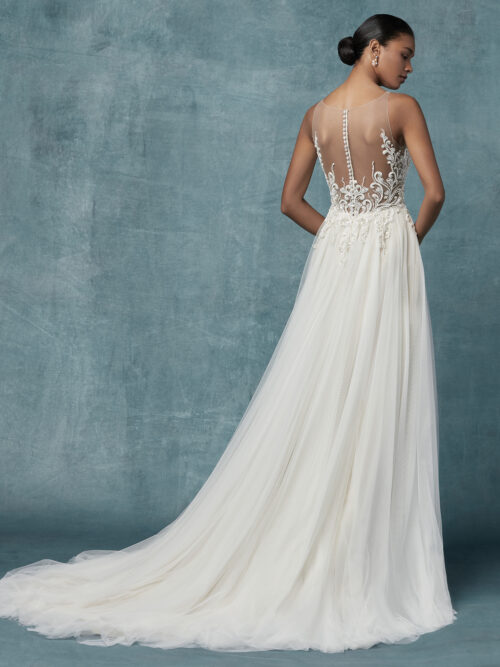 Seeley - Maggie Sottero 300 000 Ft Seeley – Maggie Sottero menyasszonyi ruha (hátulról)