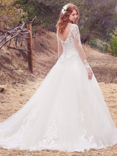 Berkley – Maggie Sottero menyasszonyi ruha (hátulról)