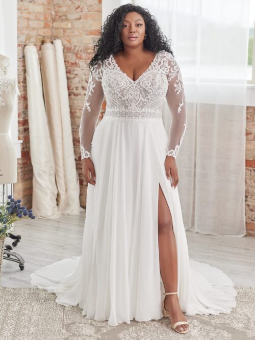 Lorraine Dawn – Golden Rose Plus Size menyasszonyi ruha