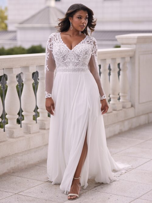 Lorraine Dawn – Golden Rose Plus Size menyasszonyi ruha