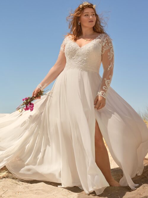 Lorraine Dawn – Golden Rose Plus Size menyasszonyi ruha