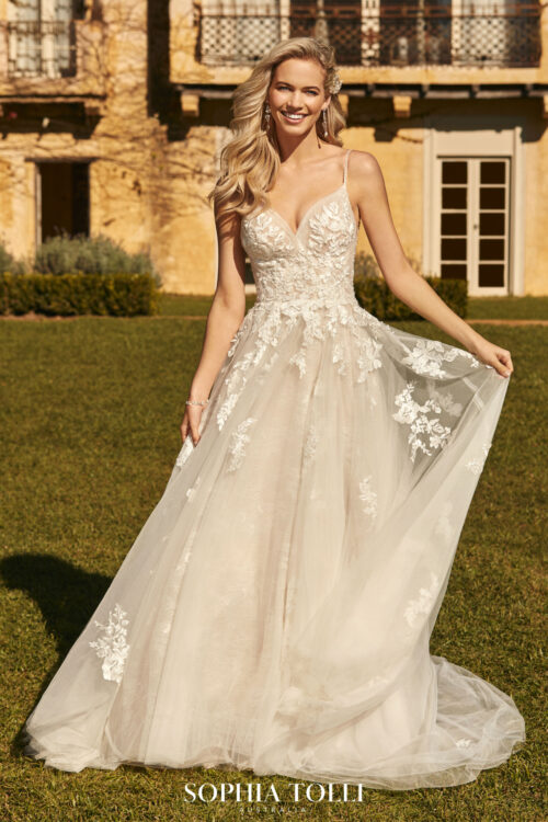 Y12016 Florentina - Sophia Tolli esküvői ruha