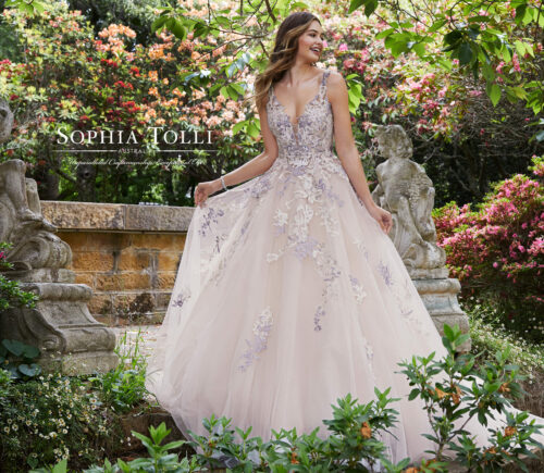 Y21834 - Tanzanite Sophia Tolli esküvői ruha